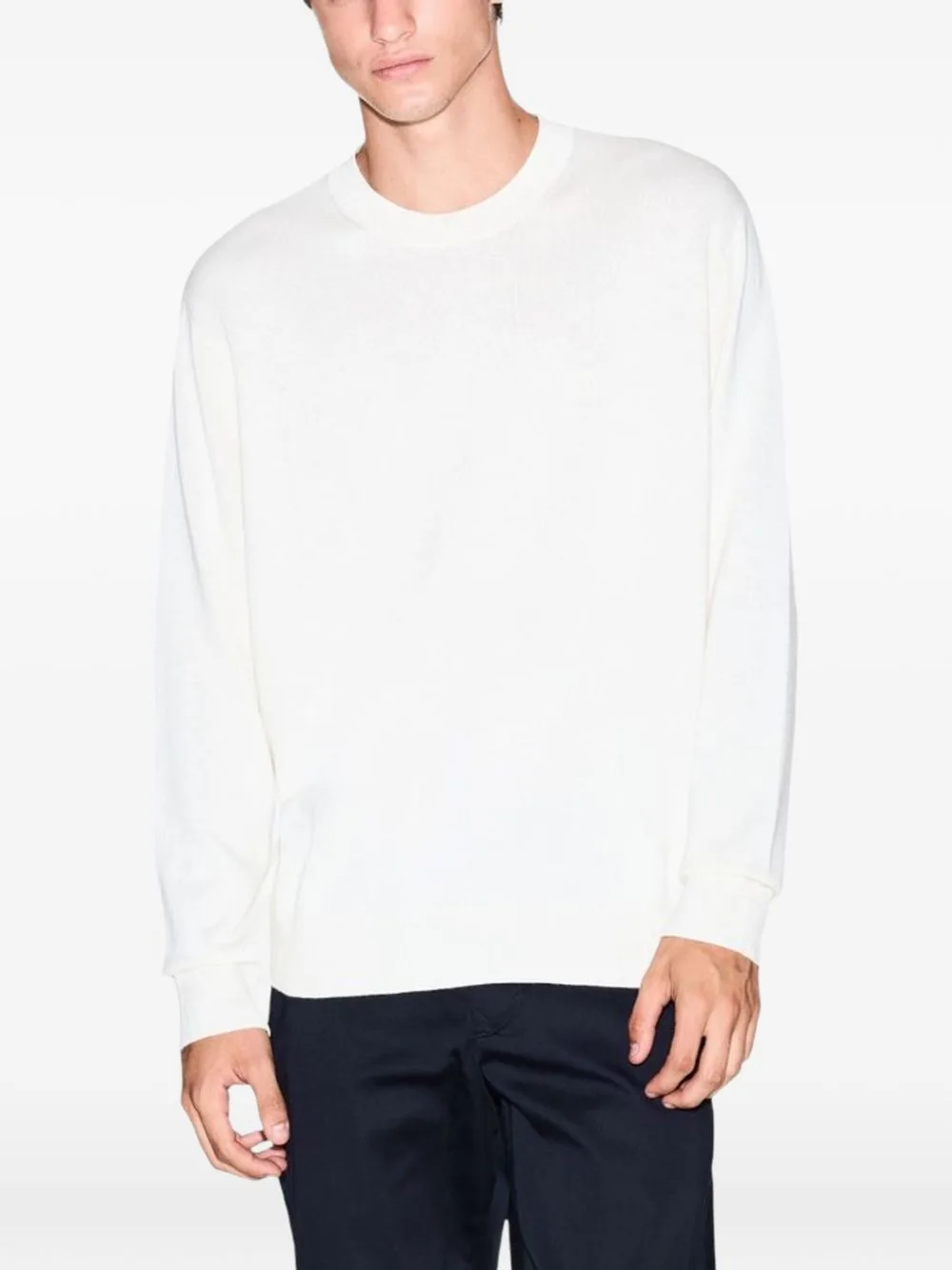 Logo-Embroidered Sweater by Armani Exchange
