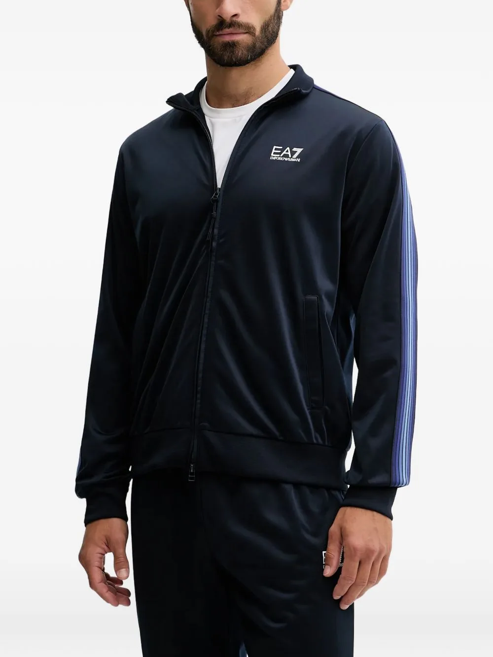 Logo-Detail Stripe Tracksuit Set (set of Two) by Ea7 Emporio Armani