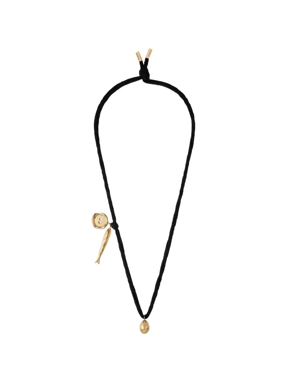 Lucky Charms Necklace in Silk and Metal by Givenchy