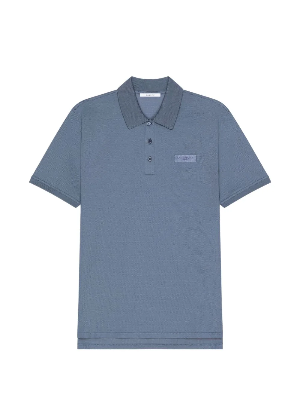 Polo in Cotton with Givenchy Paris Gros Grain by Givenchy