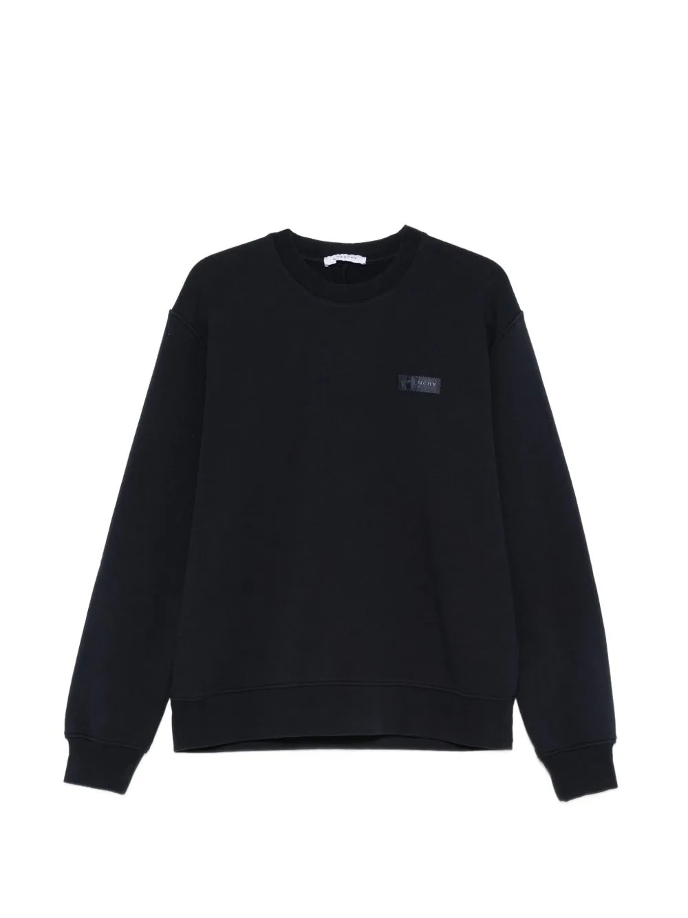 Sweatshirt in Fleece with Givenchy Paris Gros Grain