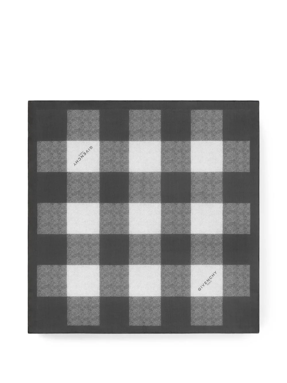 Checked Square in Silk Georgette by Givenchy