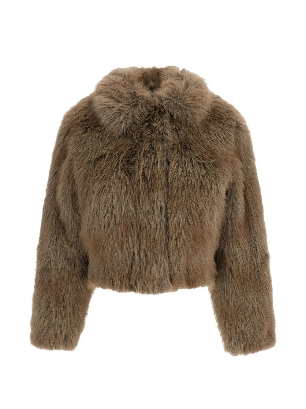 Faux-Fur Cropped Coat by STAND STUDIO