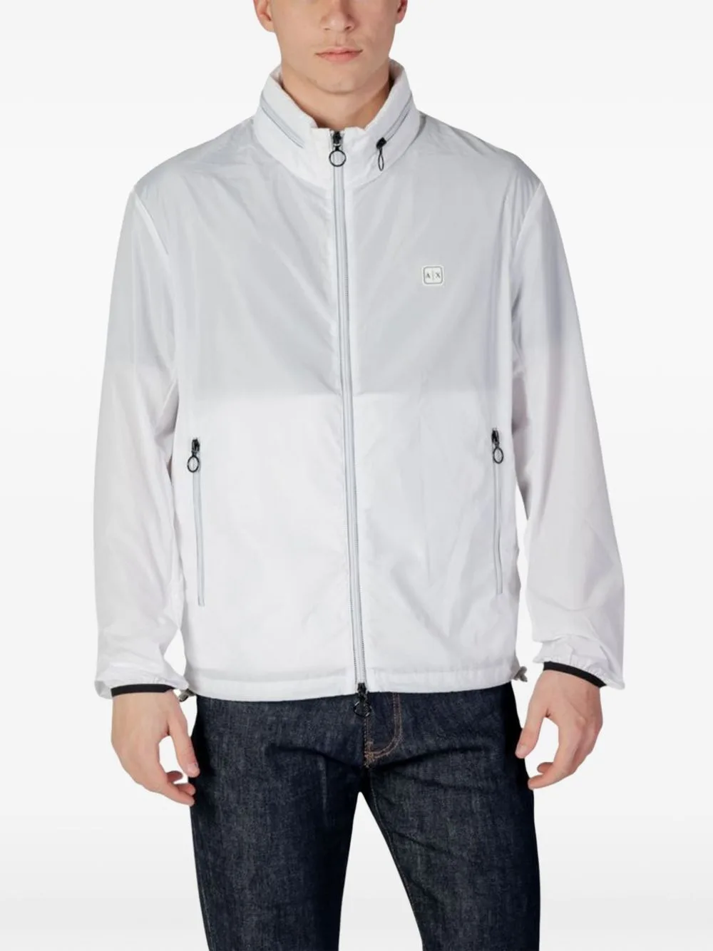 Logo-Patch Packable Jacket by Armani Exchange