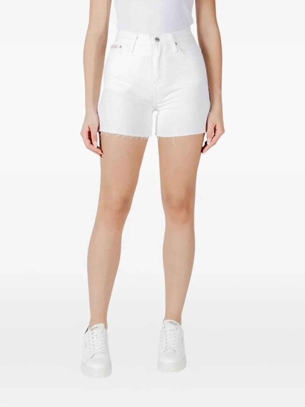 Cotton Mini Shorts by Calvin Klein Jeans