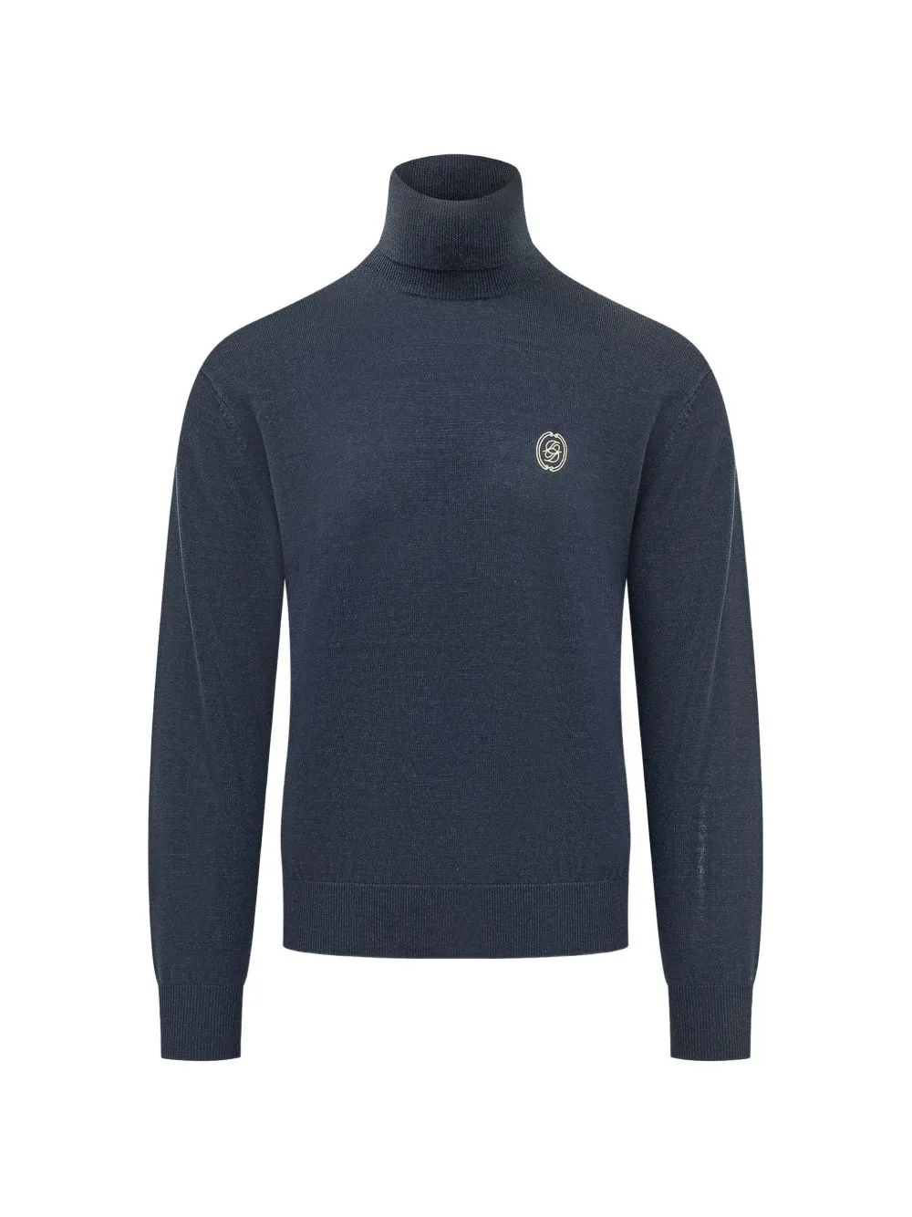 Logo-Patch Roll-Neck Sweater