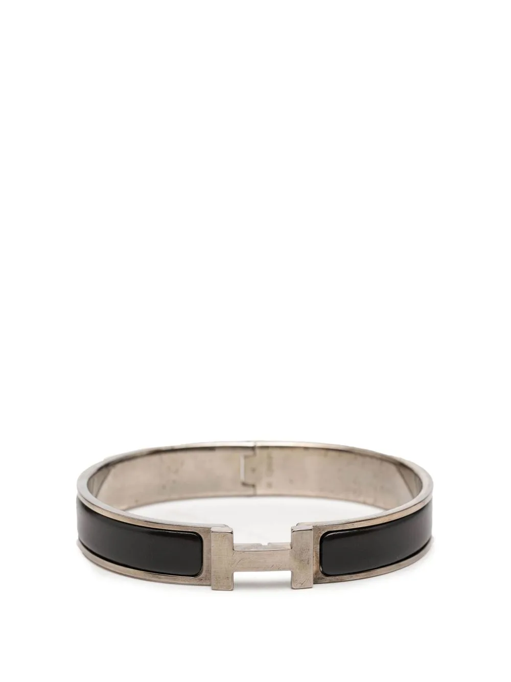 20th Century Narrow Enamel Clic H Bracelet PM Costume Bracelet by Hermès Pre-Owned