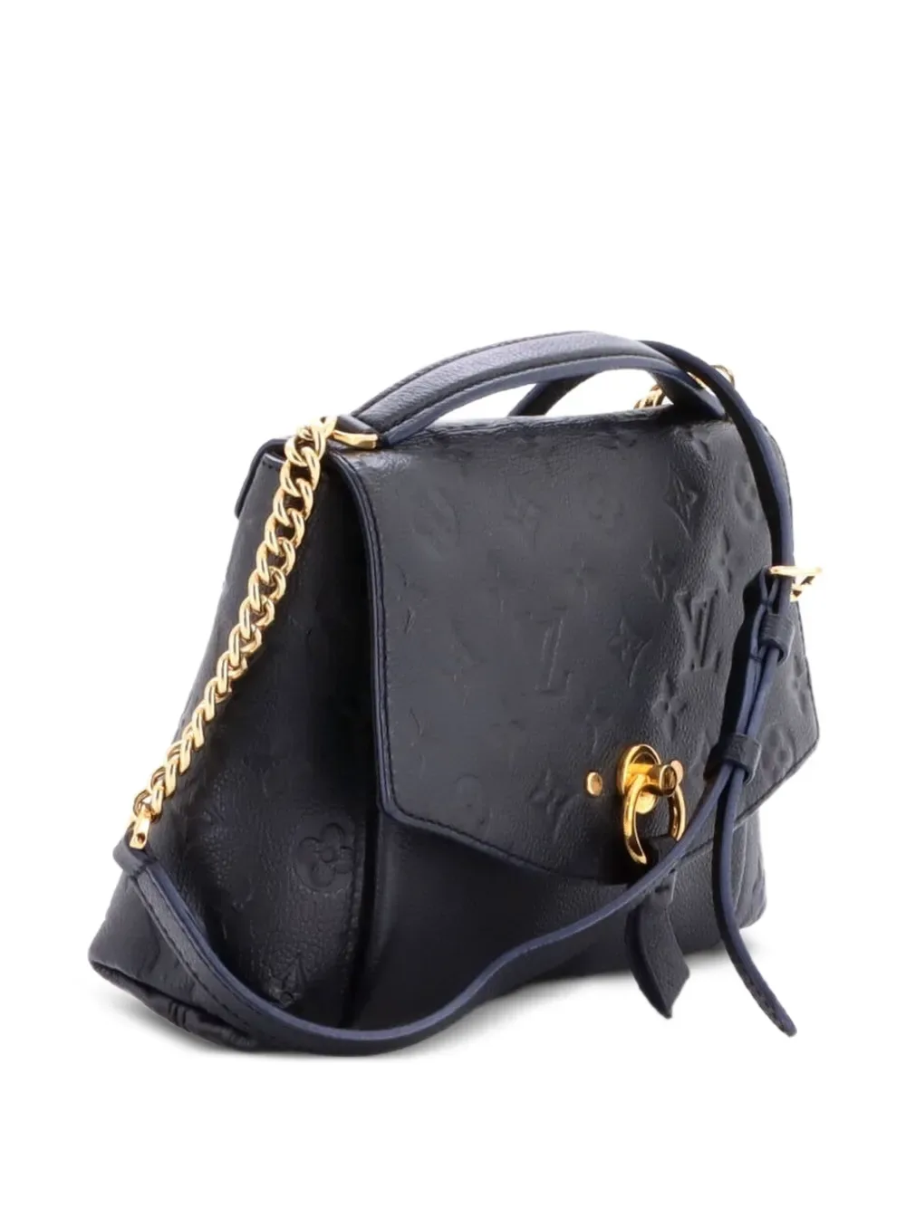 Blanche Handbag Monogram Empreinte Leather BB Shoulder Bag by Louis Vuitton Pre-Owned