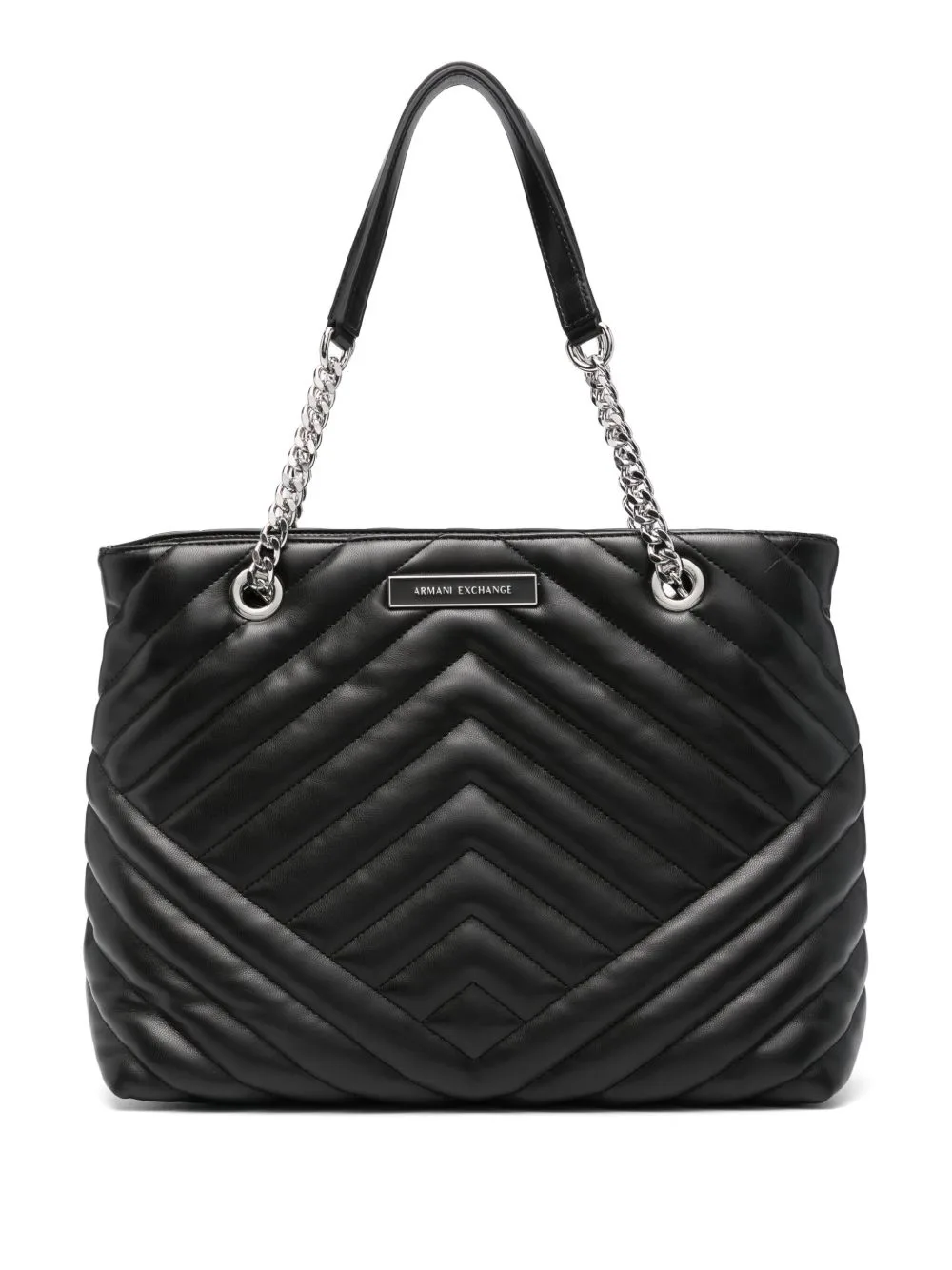 Matelassé-Effect Tote Bag by Armani Exchange