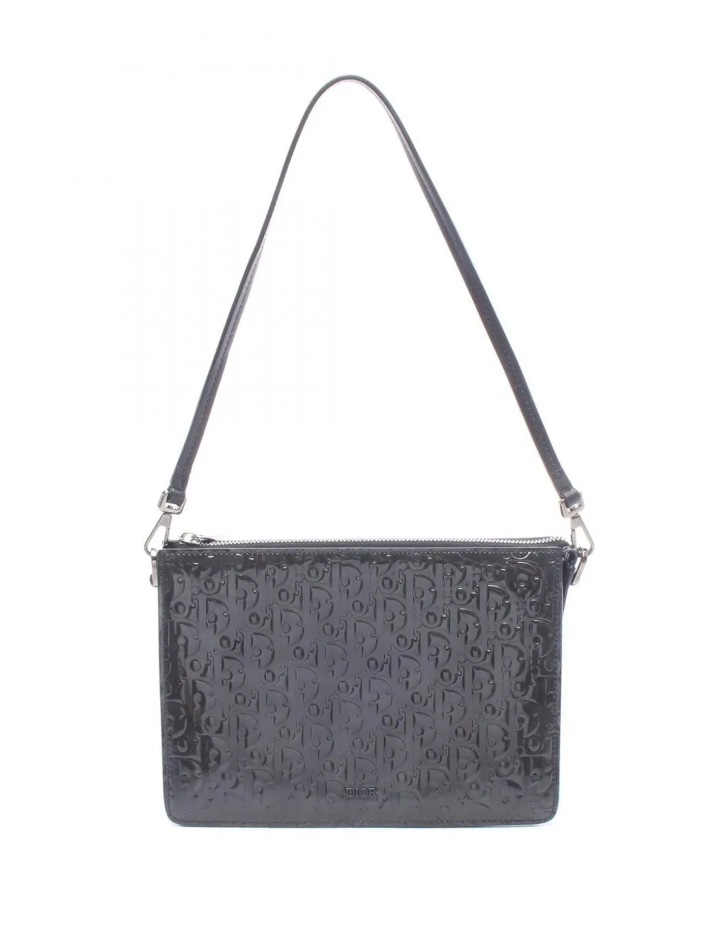 2010-2026 Diorissimo Trotter Patent Shoulder Bag by Christian Dior Pre-Owned