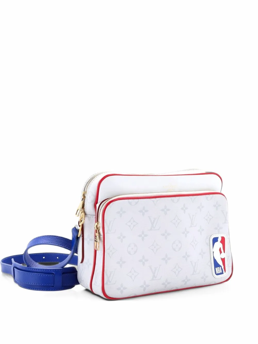 Louis Vuitton x NBA Nil Messenger Bag Monogram Antarctica Canvas Crossbody Bag by Louis Vuitton Pre-Owned