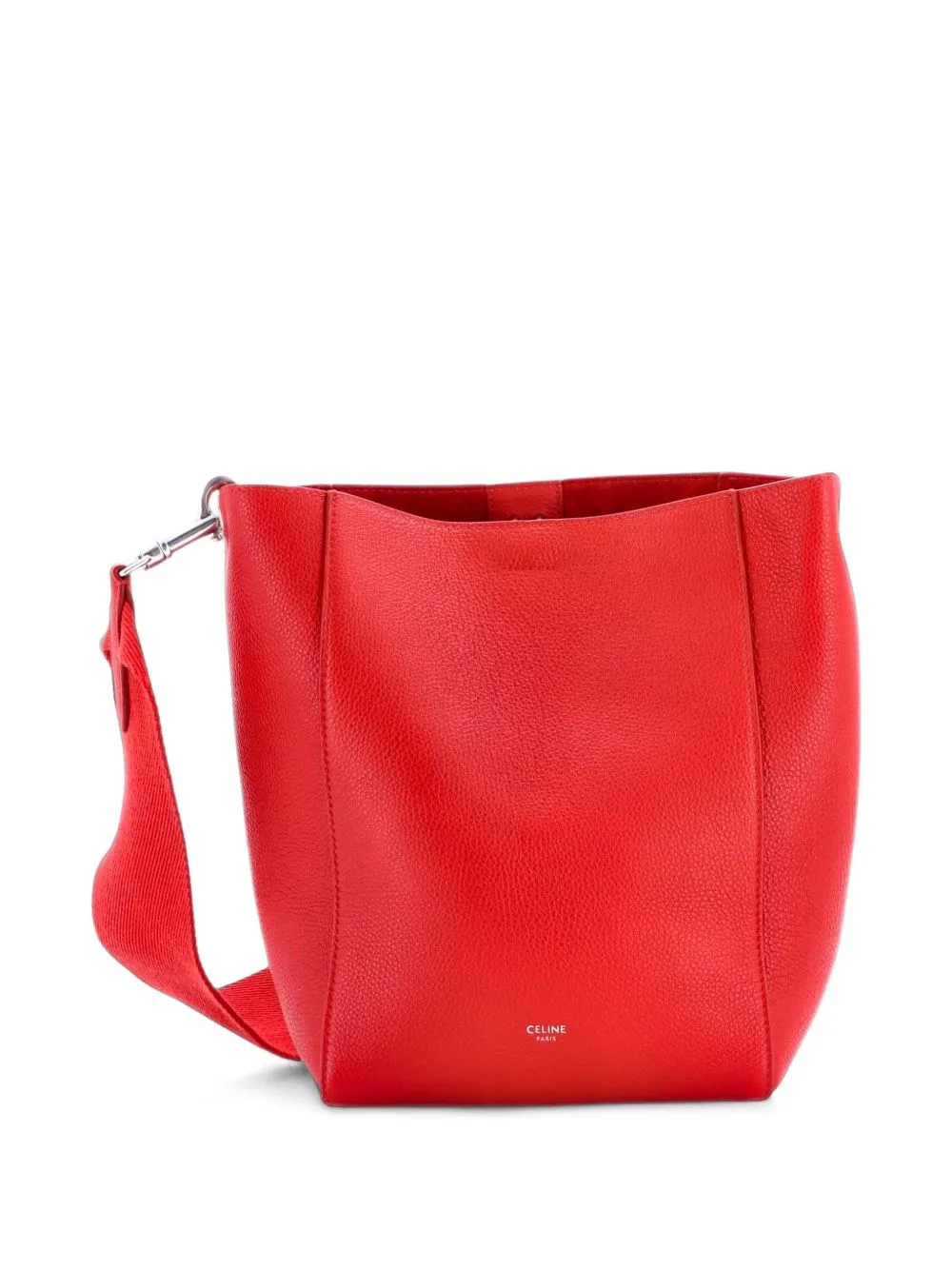 Sangle Seau Bag Calfskin Small Shoulder Bag by Celine Pre-Owned
