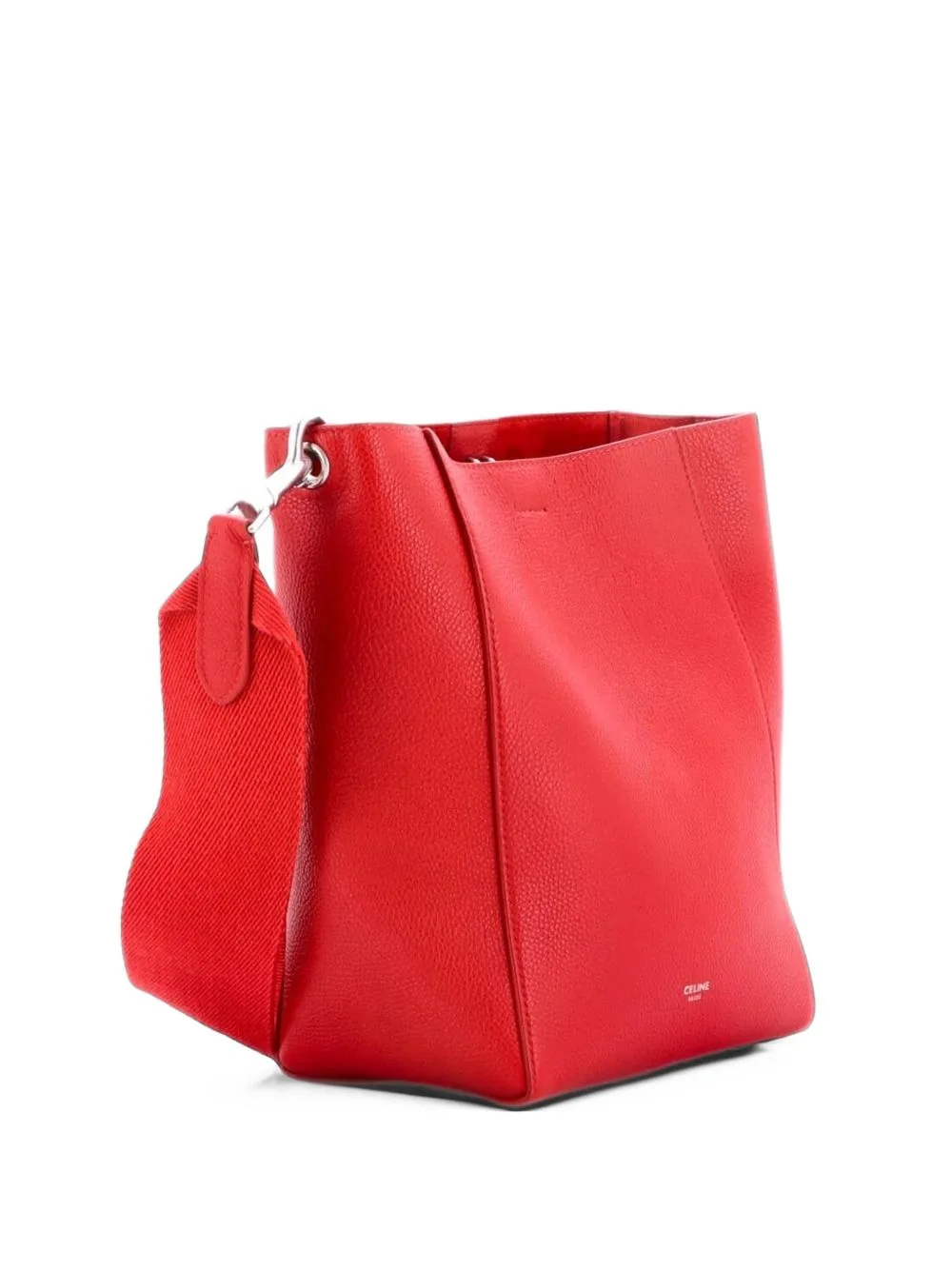 Sangle Seau Bag Calfskin Small Shoulder Bag by Celine Pre-Owned