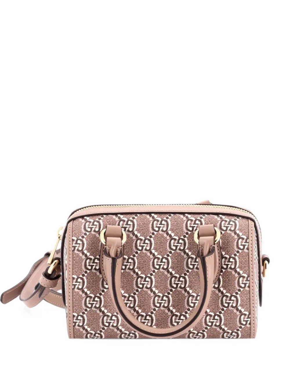 Ophidia Convertible Top Handle Bag GG Shadow Coated Canvas Super Mini Satchel