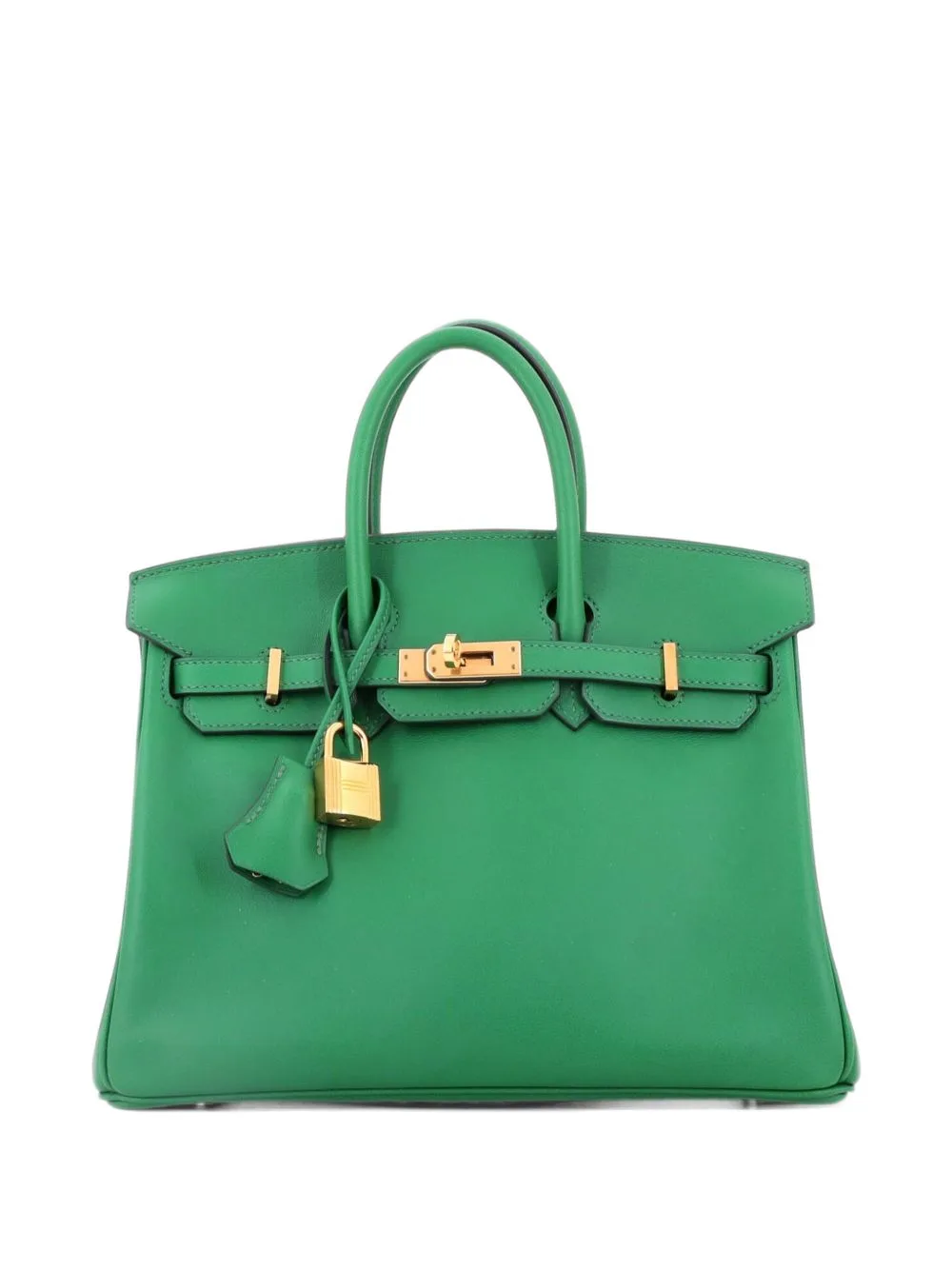 Birkin Handbag Cactus Swift with Gold Hardware 25 Tote Bag