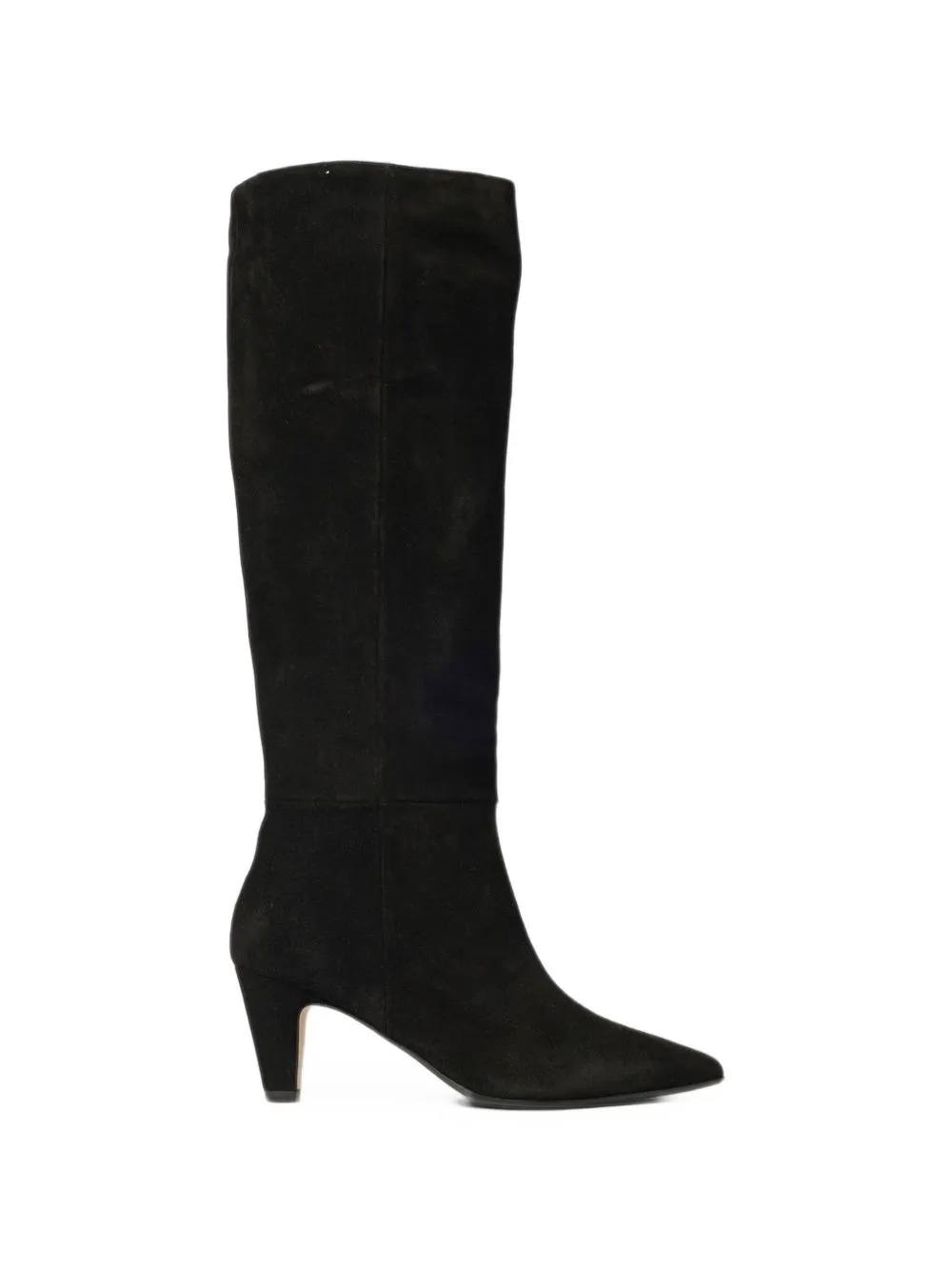 Pointed-Toe Suede Boots by Anna F.