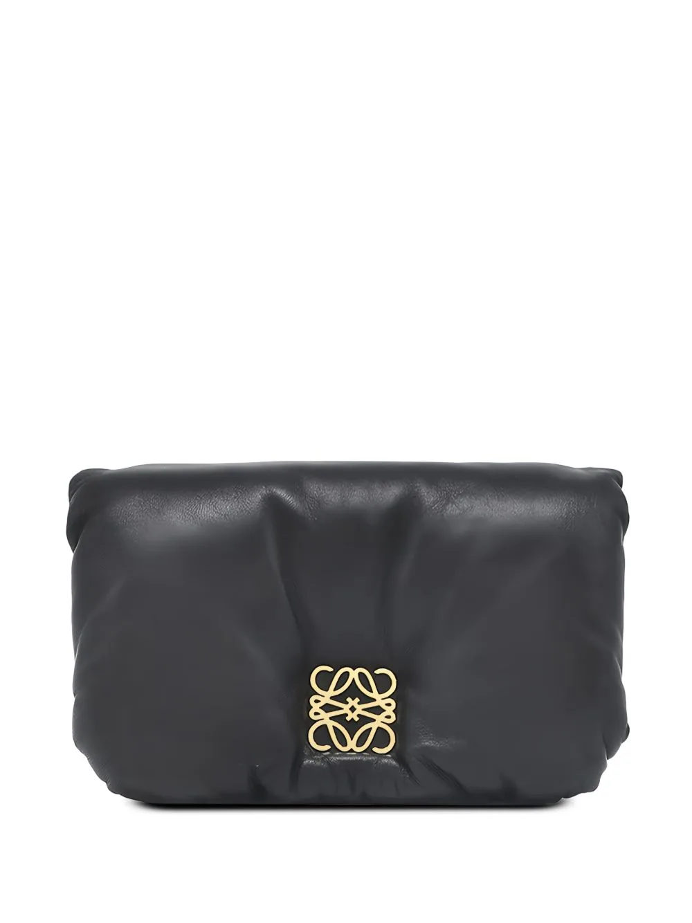 2000-2026 Mini Shiny Lambskin Goya Puffer Bag Crossbody Bag by Loewe Pre-Owned