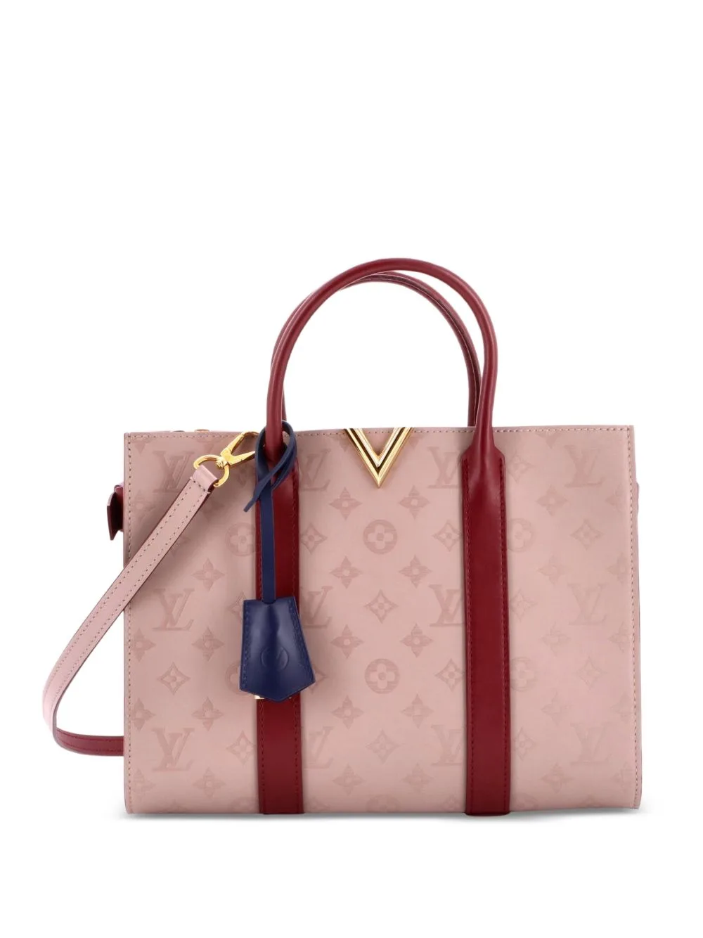 Very Monogram Leather mm Tote Bag by Louis Vuitton Pre-Owned