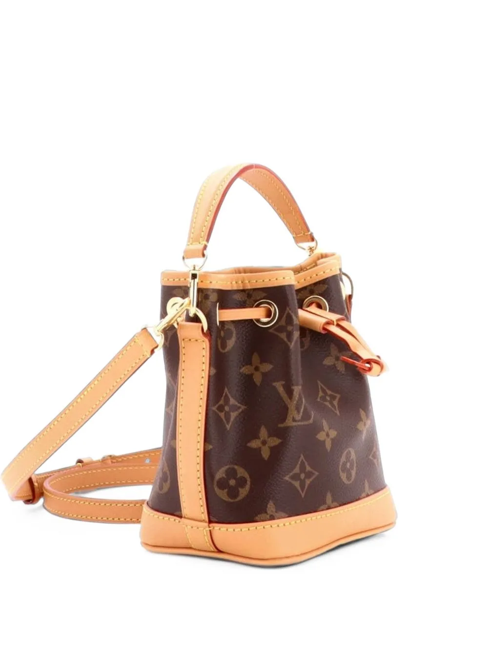Noe NM Handbag Monogram Canvas Nano Bucket Bag