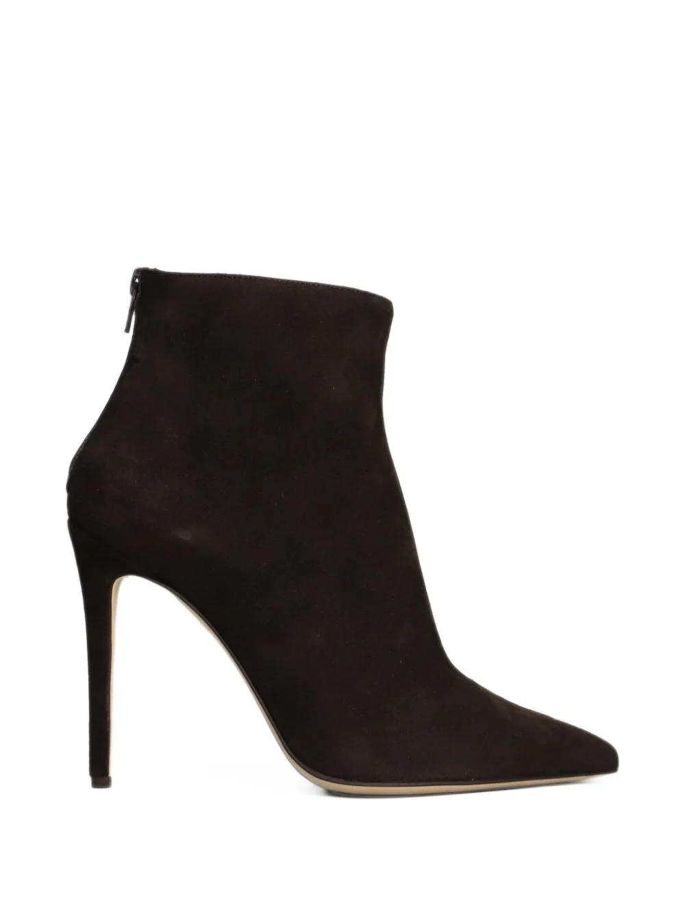 Pointed-Toe Stiletto-Heel Ankle Boots by Anna F.