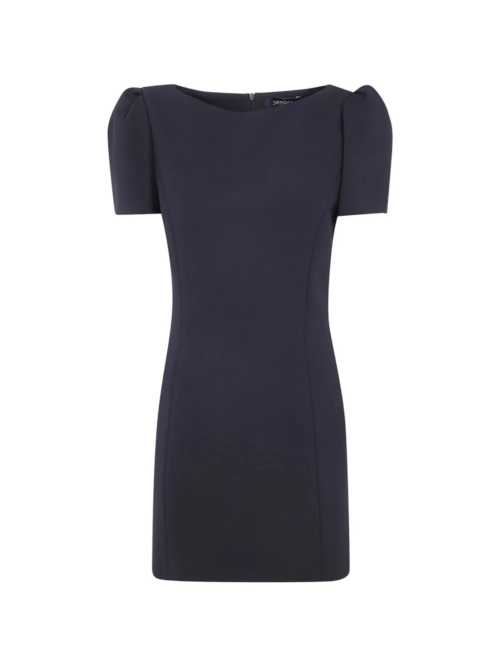 Puff-Sleeve Mini Dress by DRHOPE