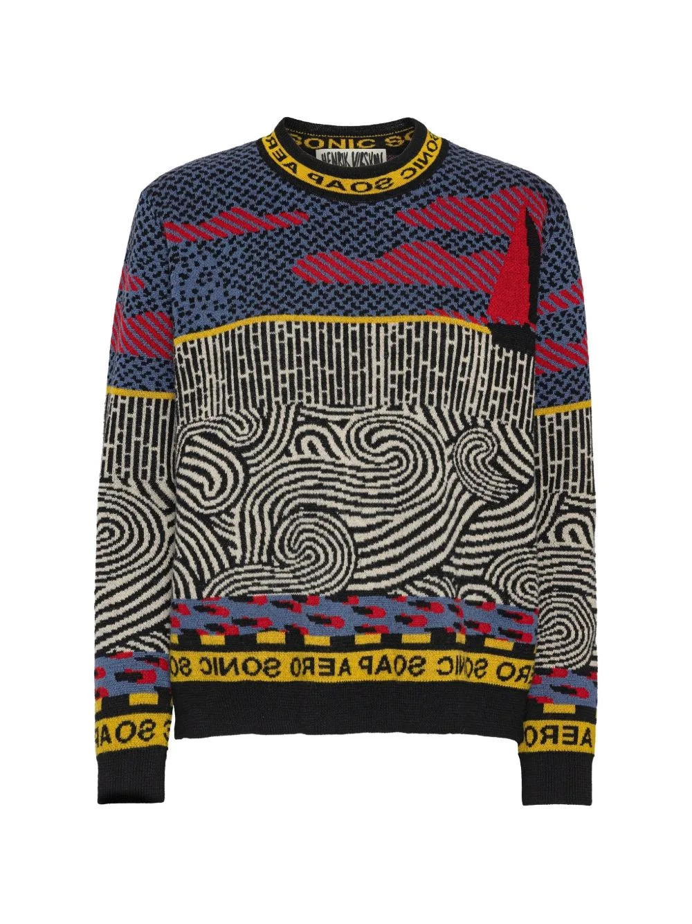 Sail Stormy Sea Jacquard-Knit Sweater by Henrik Vibskov