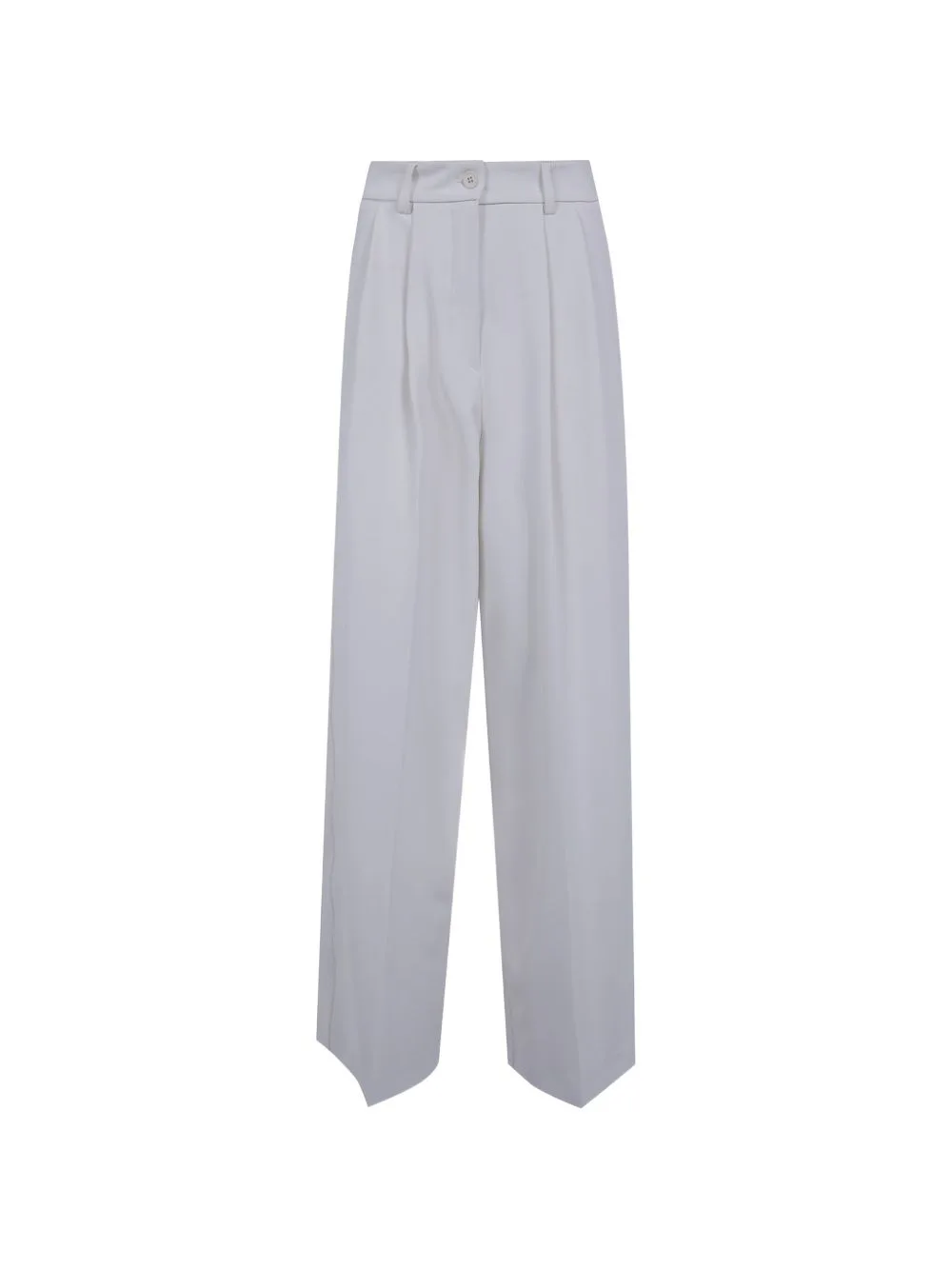 Pleated High-Waist Trousers