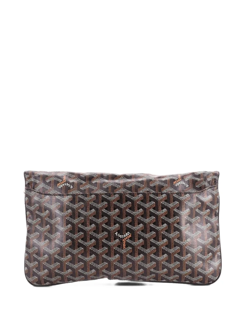 Saint Marie Coated Canvas Clutch Bag by Goyard Pre-Owned