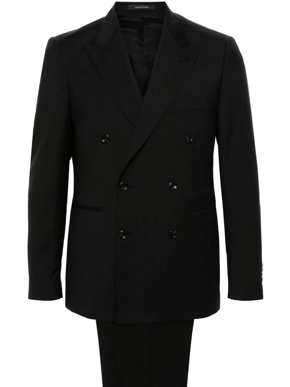 Wool Double-Breasted Suit by Tagliatore