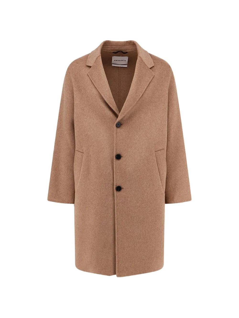 Single-Breasted Felted Coat by AMARANTO