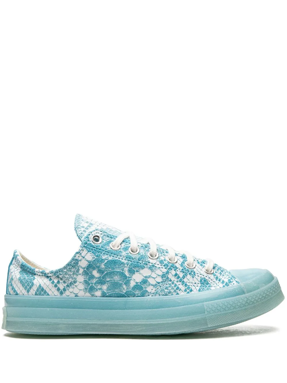 Converse x Golf Wang Chuck Taylor All-Star 70 Ox Python Blue Sneakers by Converse