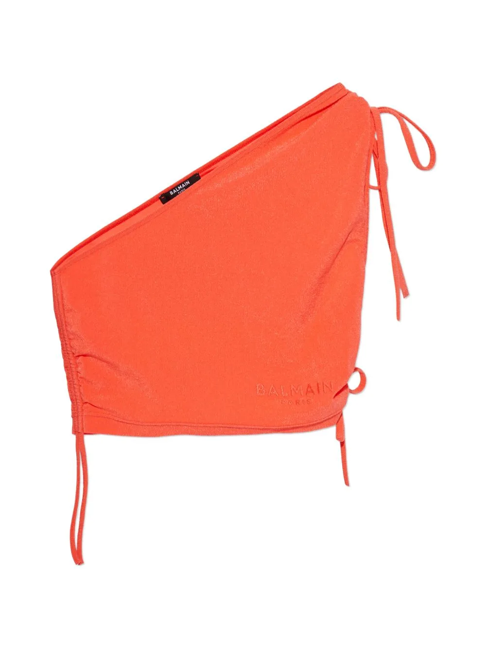 One-Shoulder Tie Top by Balmain