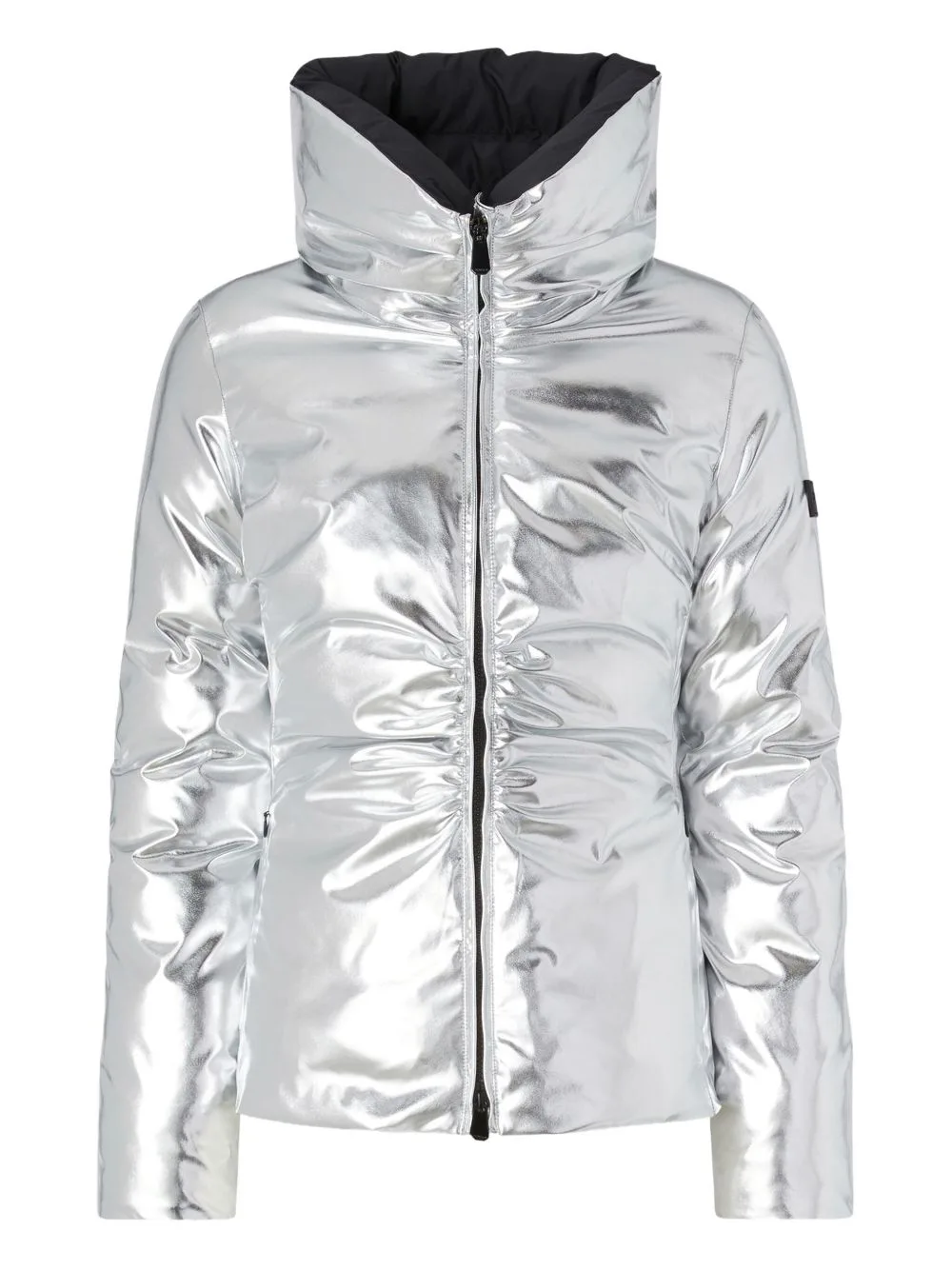 Metallic High-Neck Jacket by PINKO