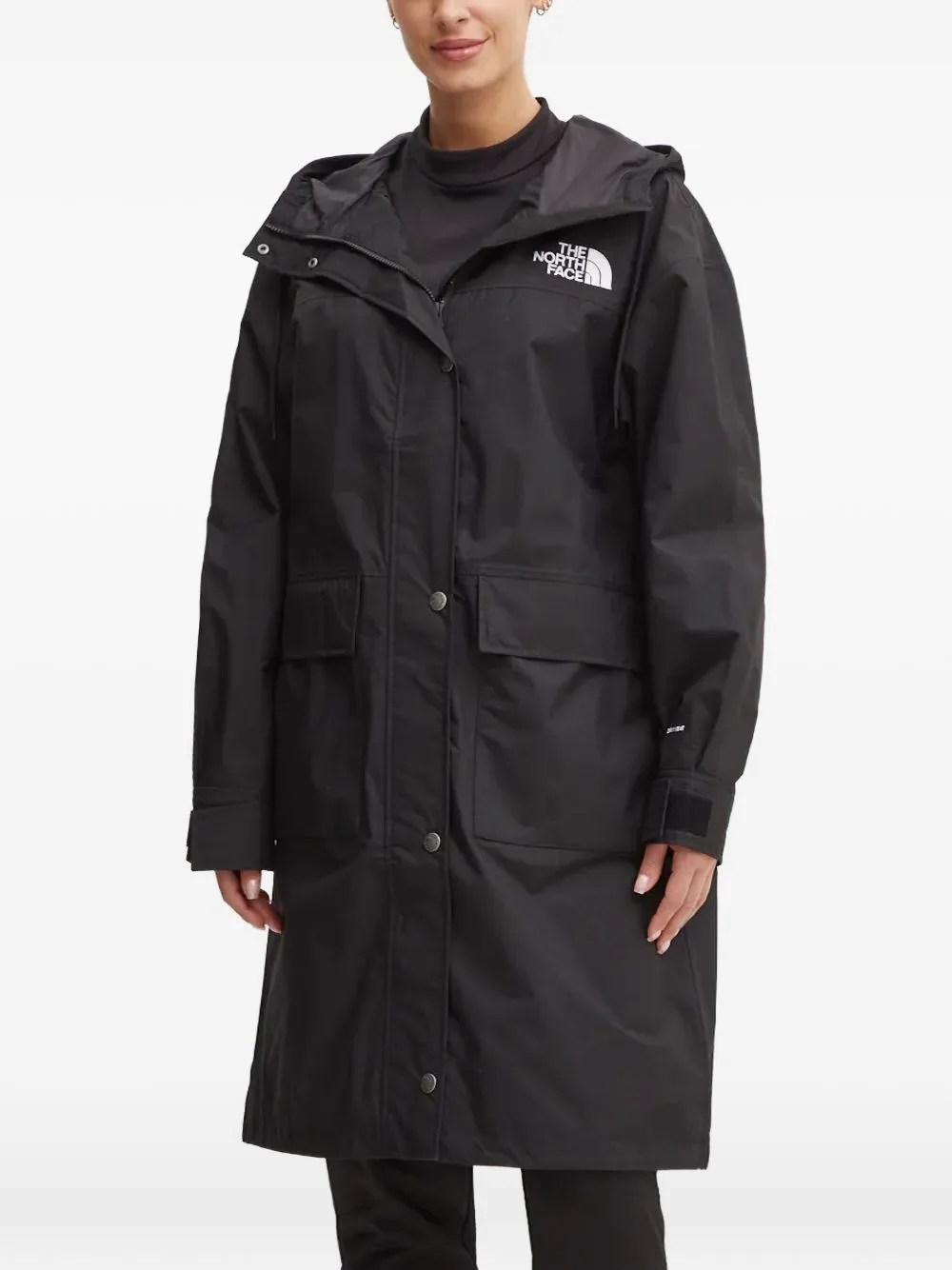 Hooded Pocket-Detail Coat by The North Face
