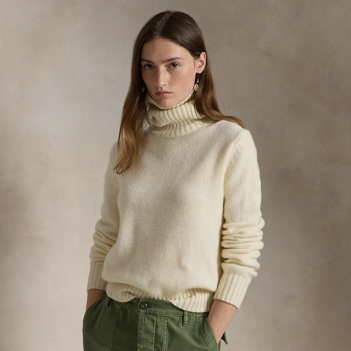 Wool Rollneck Jumper by Polo Ralph Lauren