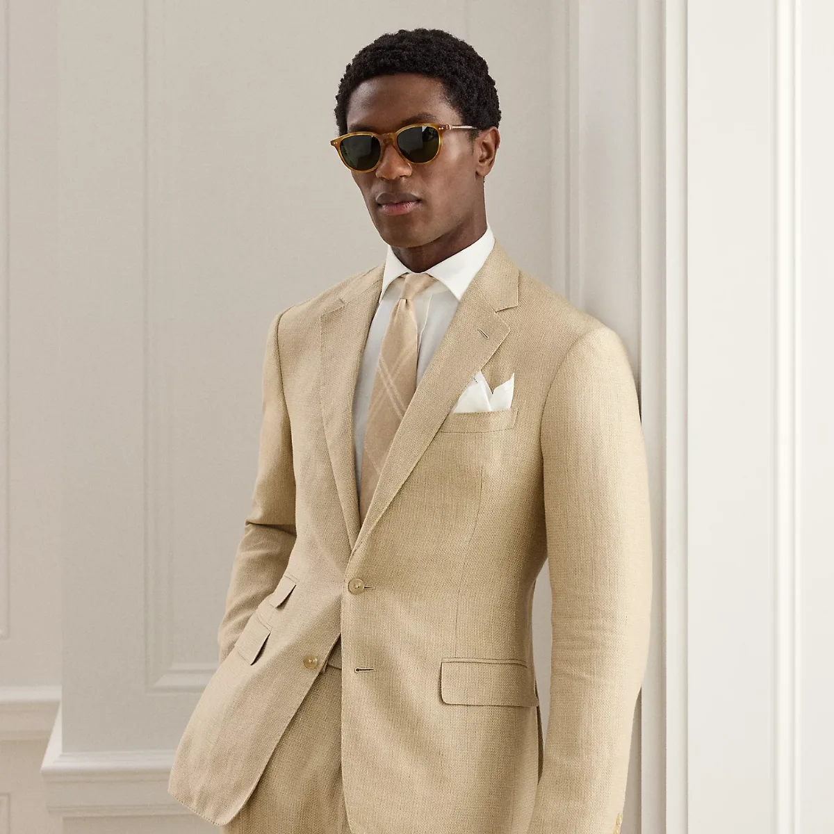Kent Hand-Tailored Twill Suit Jacket by Ralph Lauren Purple Label