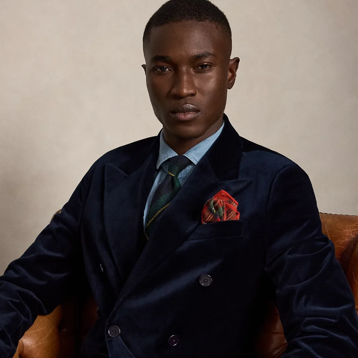 Polo Modern Fit Velvet Jacket by Polo Ralph Lauren