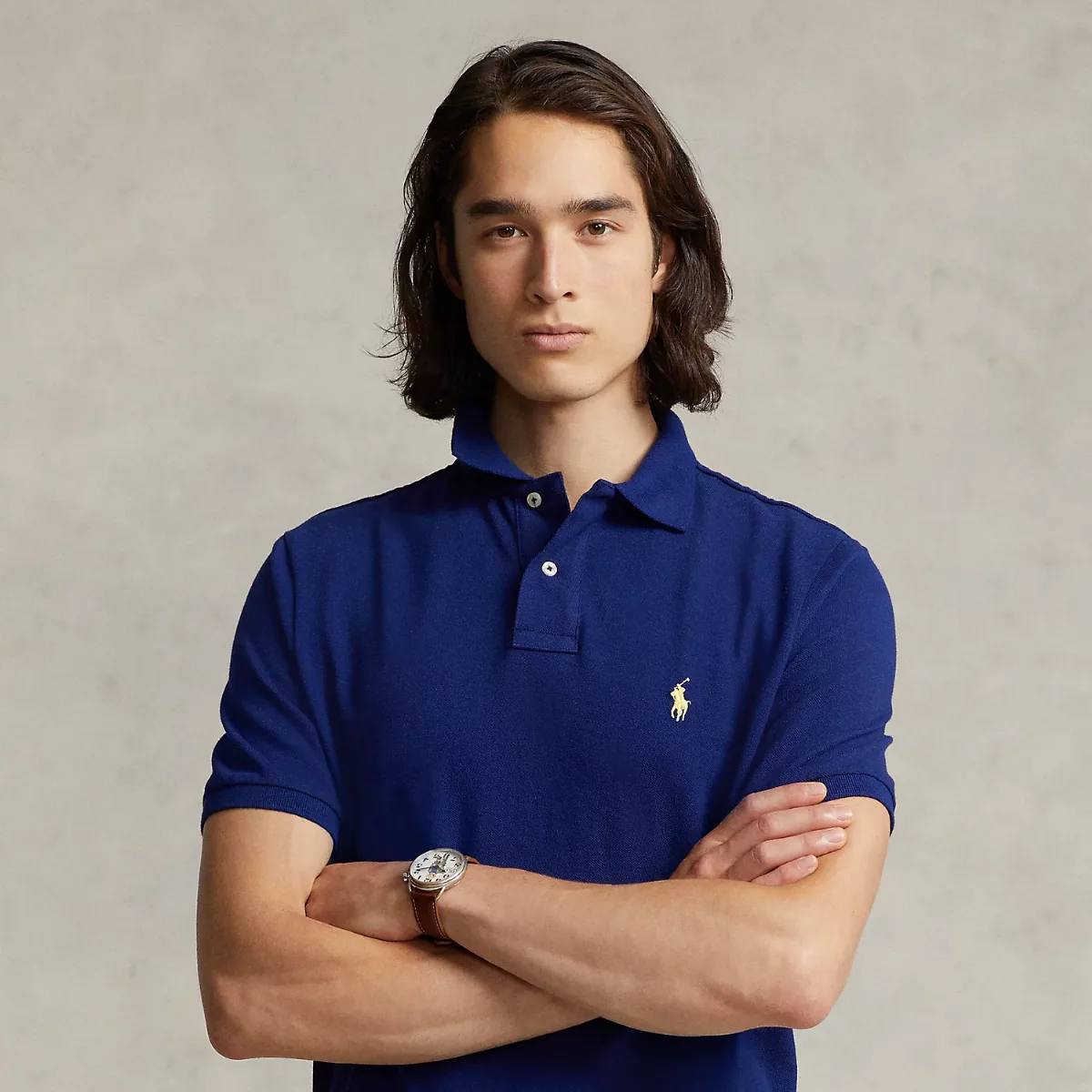 Slim Fit Mesh Polo Shirt by Polo Ralph Lauren
