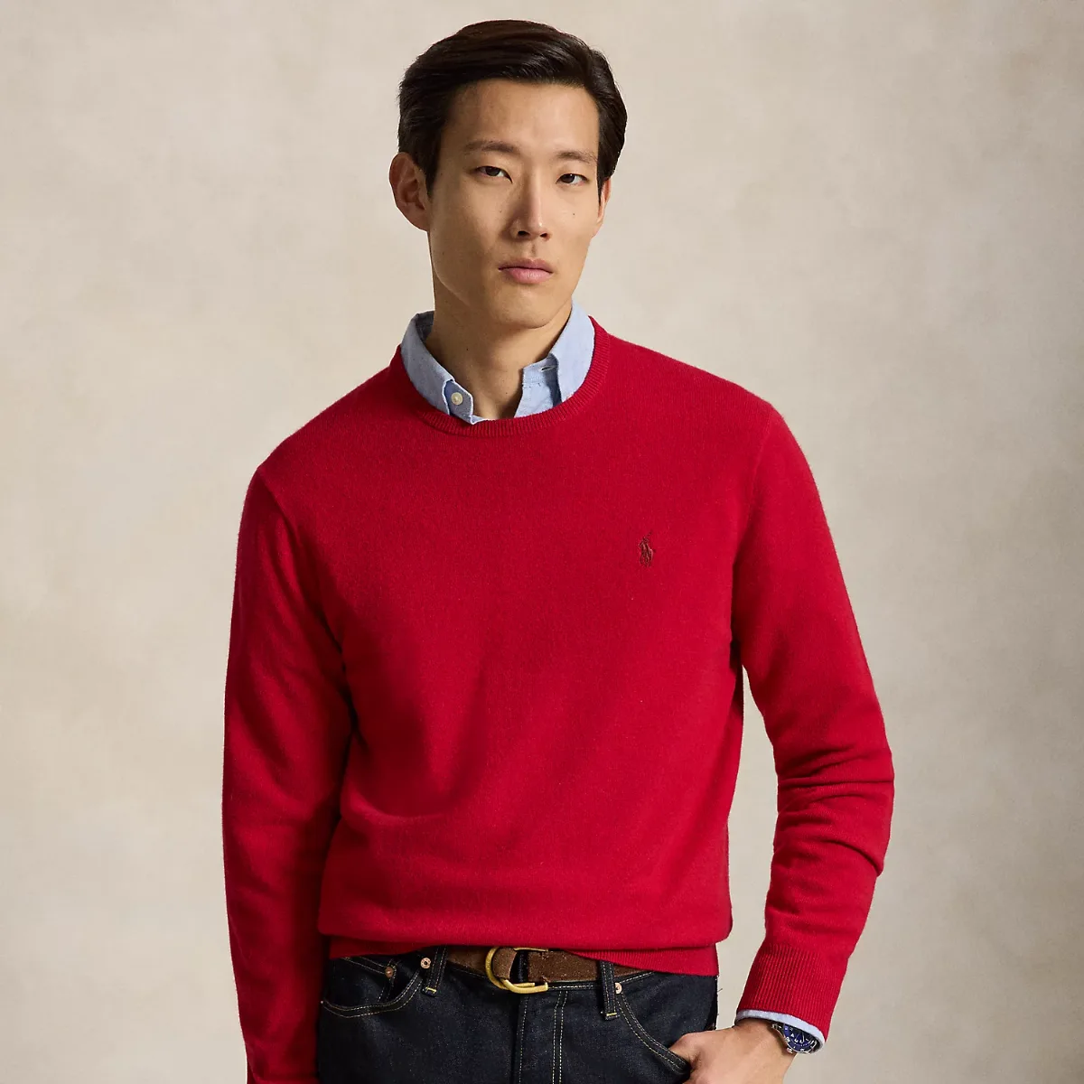 Wool Crewneck Jumper by Polo Ralph Lauren