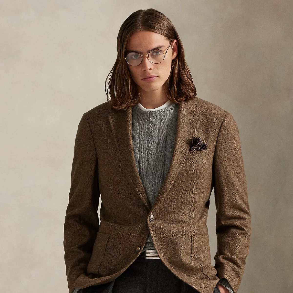 Polo Modern Fit Herringbone Blazer by Polo Ralph Lauren