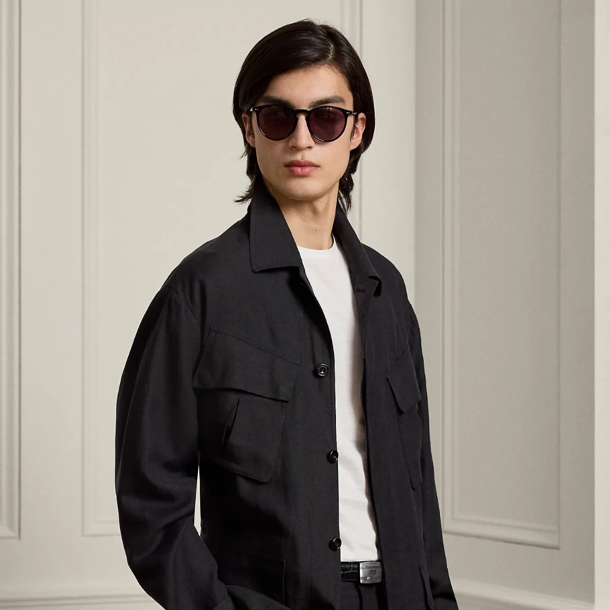 Silk-Linen Field Jacket by Ralph Lauren Purple Label