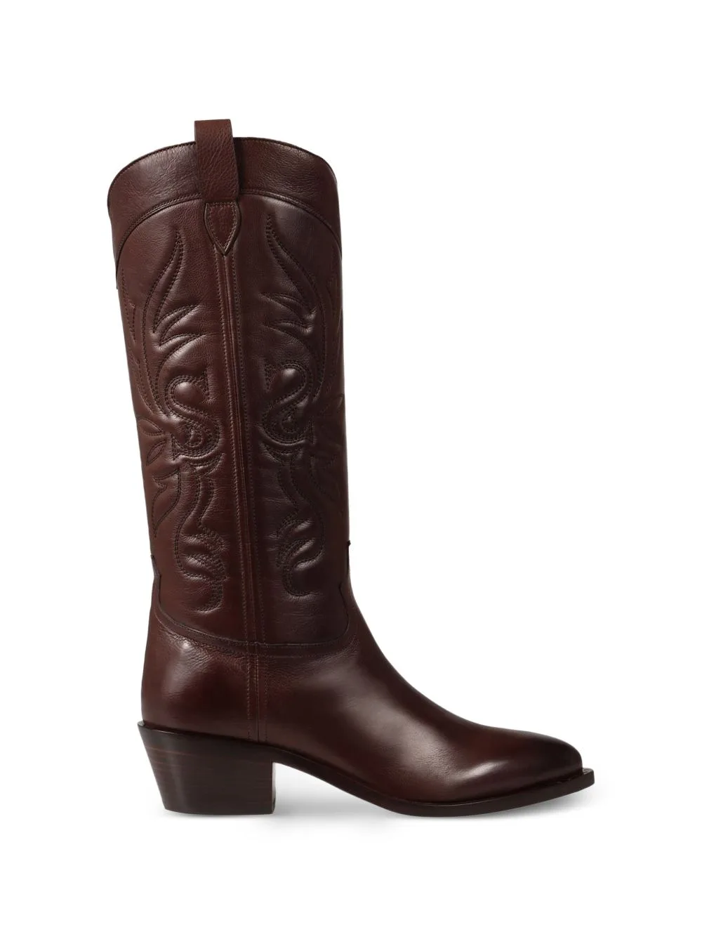 Leather Western-Style Boots by Sartore