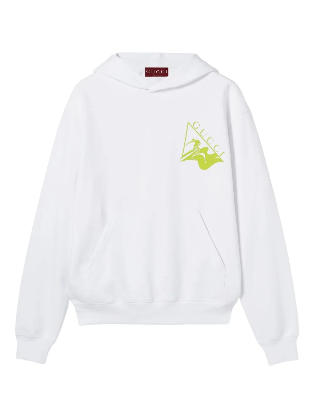 Logo-Print Cotton Hoodie by Gucci