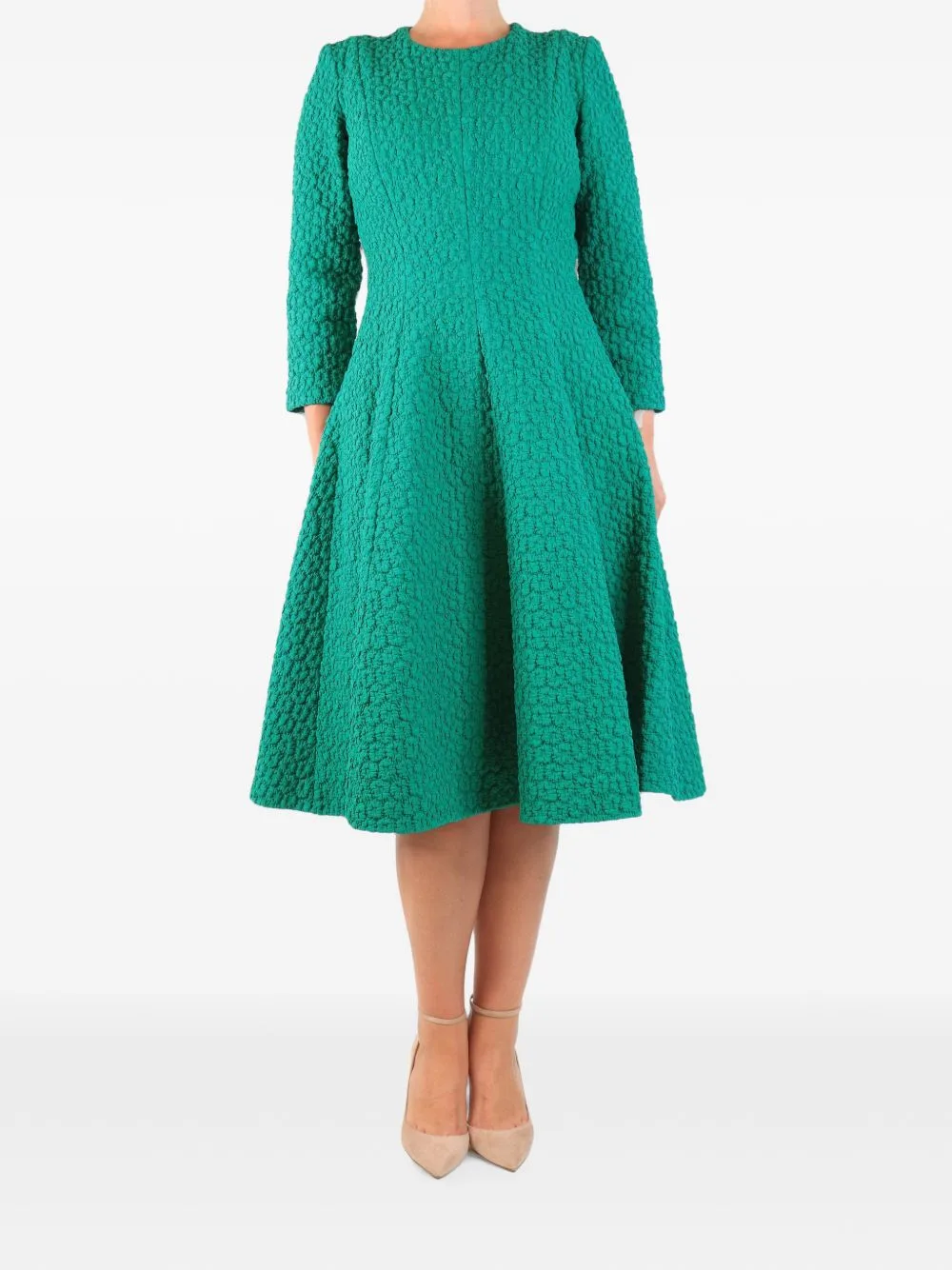 Cannes Zip-Fastening Midi Dress by SUZANNAH LONDON