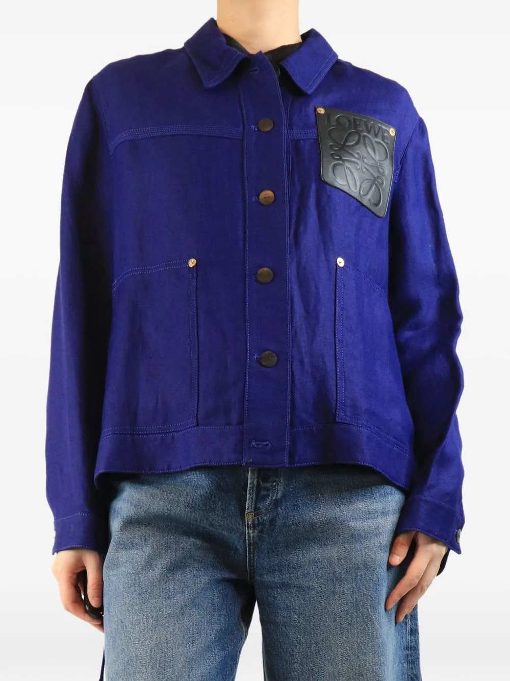 Anagram-Patch Jacket by Loewe Pre-Owned