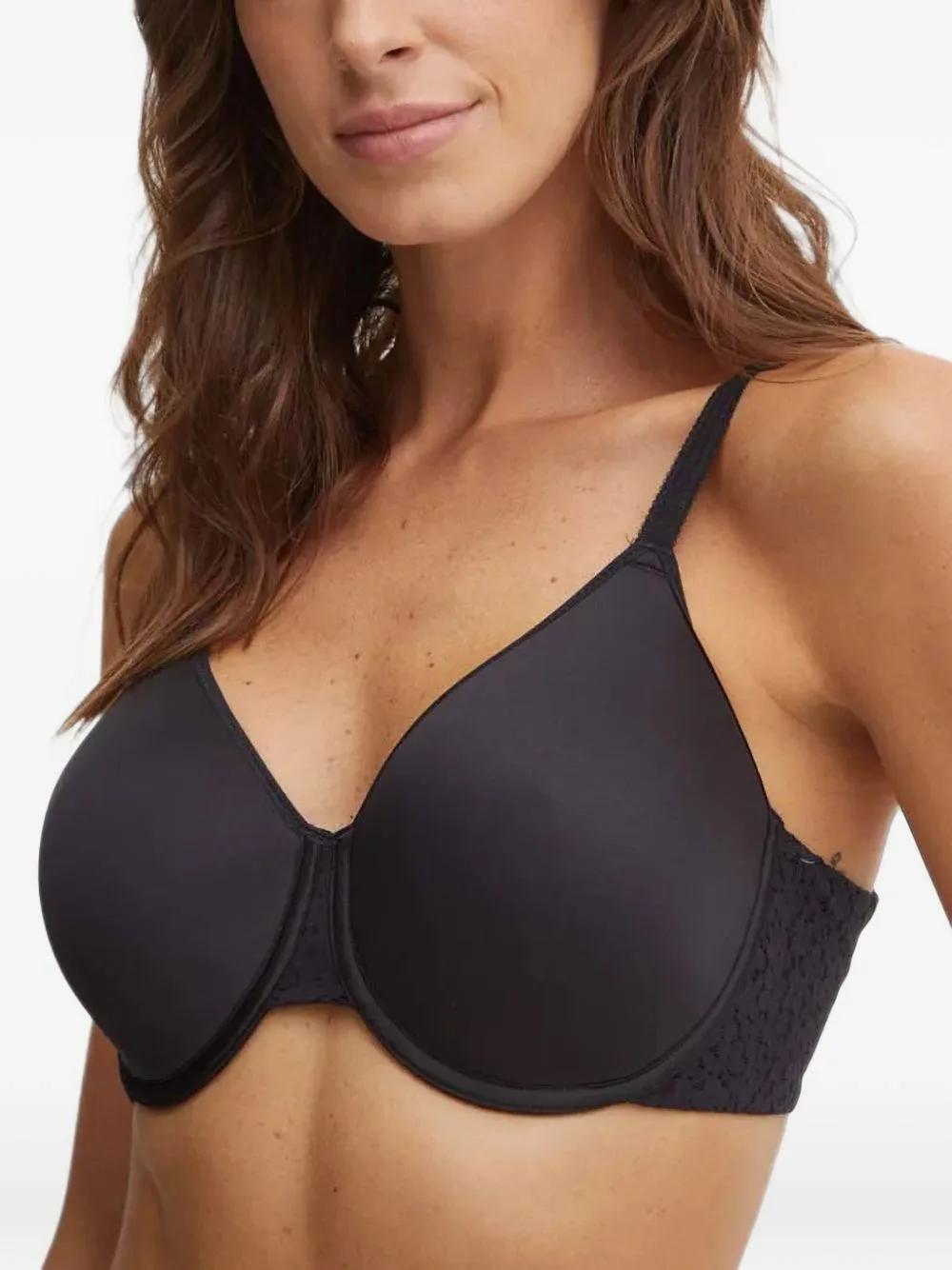 Lace-Panel Underwired Bra by Chantelle