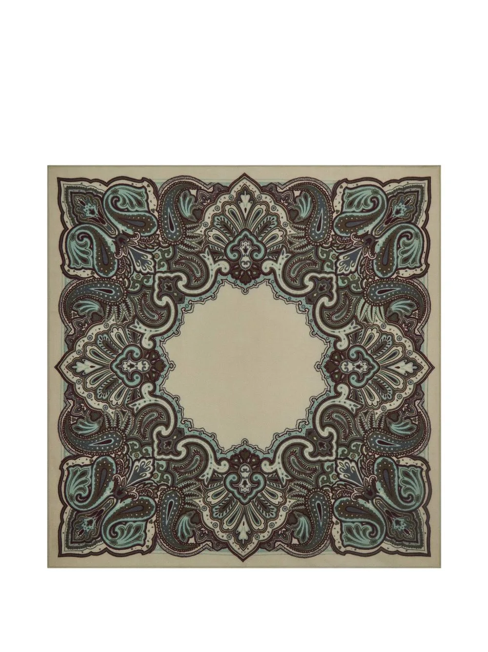 Stan Paisley Cashmere Square Scarf