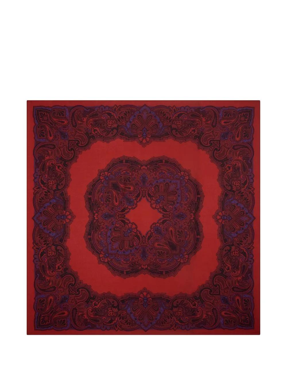 Paisley-Print Square Scarf by BOMPARD