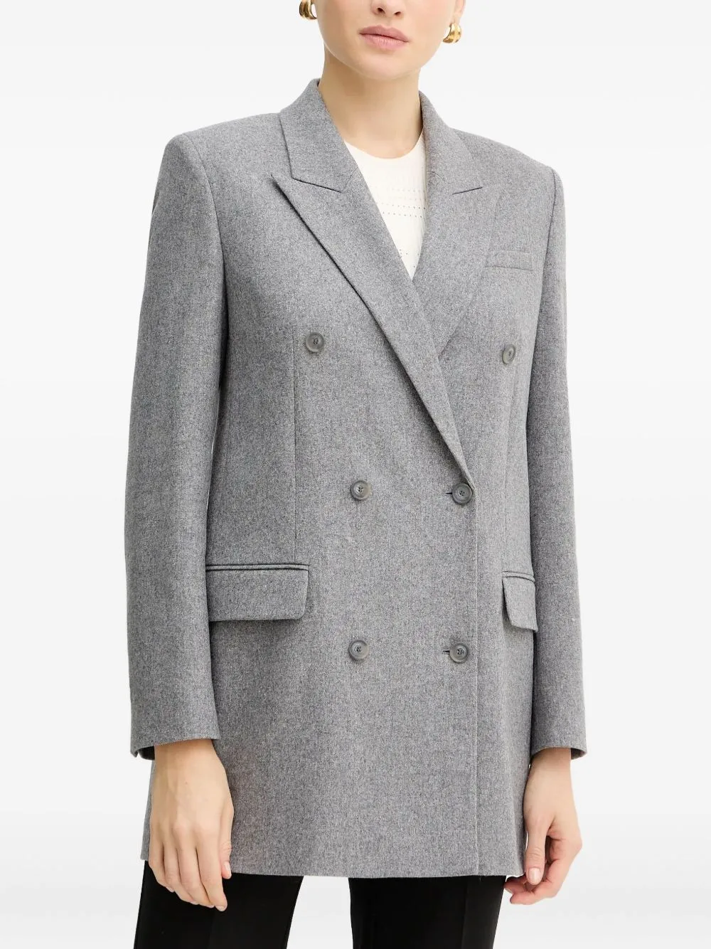 Jukana Double-Breasted Blazer by BOSS