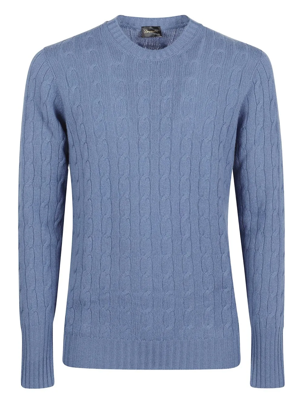 Braided Roundneck Sweater by Drumohr